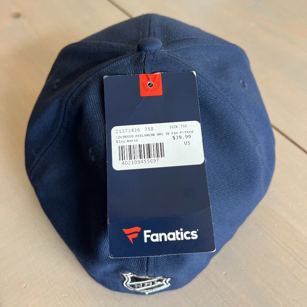 Fanatics Navy Colorado Avalanche Fitted Hat - Picture 4 of 7